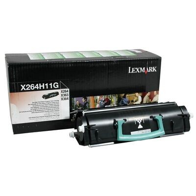 Original Lexmark Toner X264H11G Schwarz Original Lexmark Toner X264H11G Schwarz