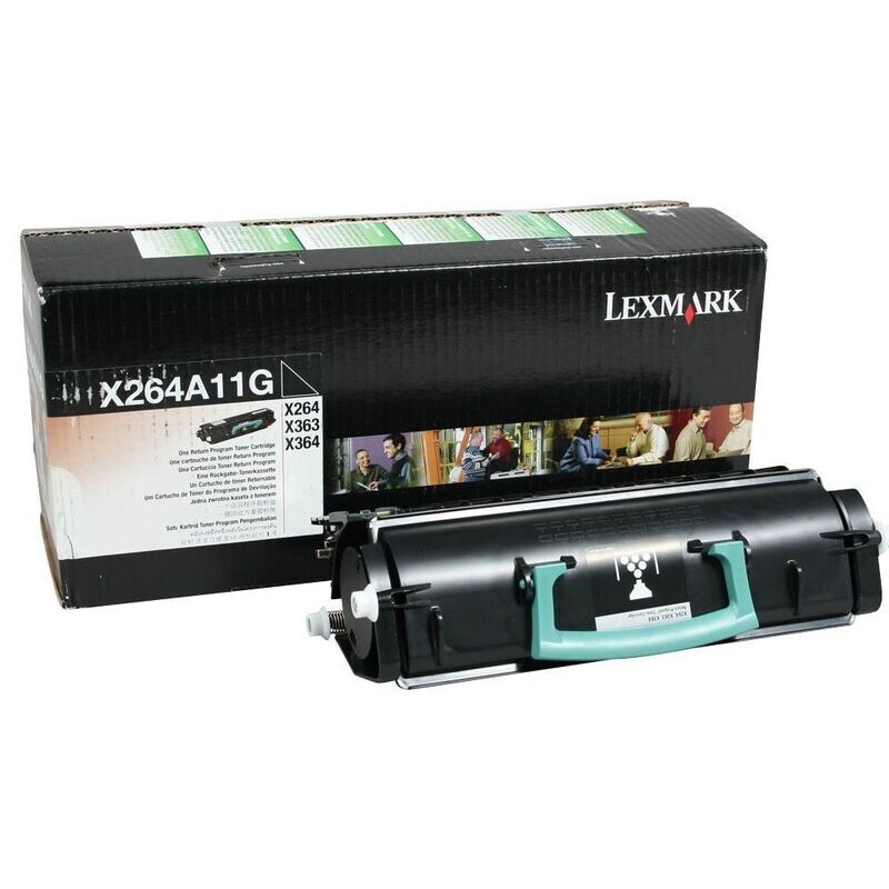 Original Lexmark Toner X264A11G Schwarz Original Lexmark Toner X264A11G Schwarz
