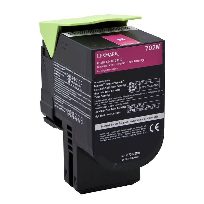 Original Lexmark Toner 70C20M0 / 702M Magenta Original Lexmark Toner 70C20M0 / 702M Magenta