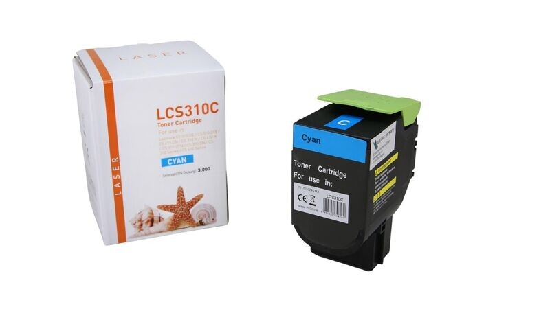 Alternativer Toner passend zu Lexmark 70C2HC0 / 702HC Cyan Alternativer Toner passend zu Lexmark 70C2HC0 / 702HC Cyan