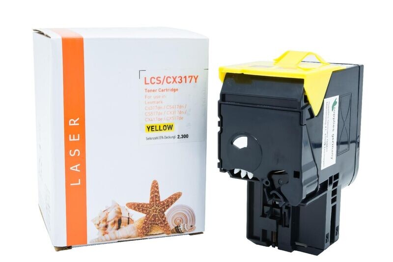 Alternativer Toner passend zu Lexmark 71B20Y0 Gelb Alternativer Toner passend zu Lexmark 71B20Y0 Gelb