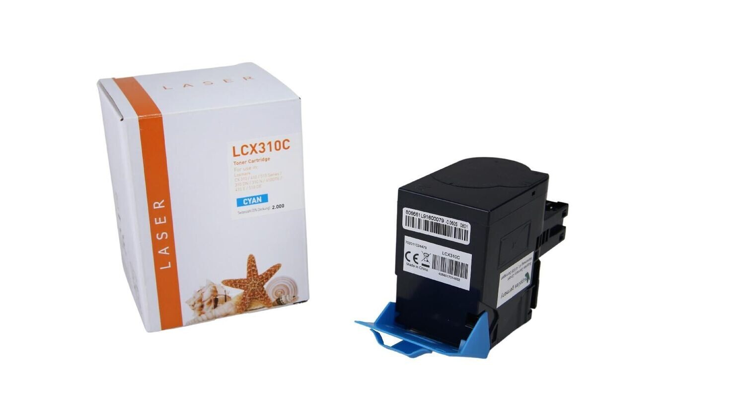 Alternativer Toner passend zu Lexmark 80C2SCO Cyan