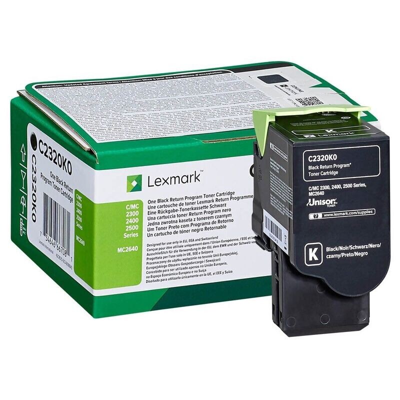 Original Lexmark Toner C2320C0 Cyan Original Lexmark Toner C2320C0 Cyan