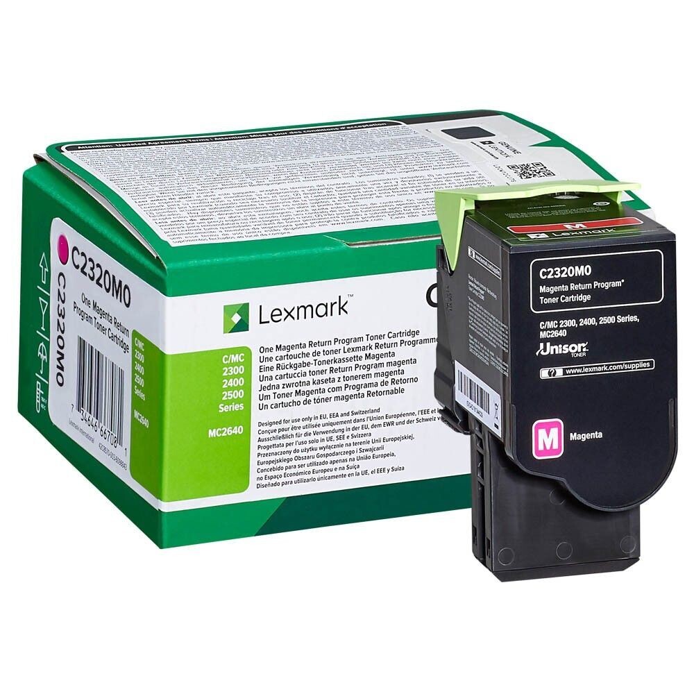 Original Lexmark Toner C2320M0 Magenta