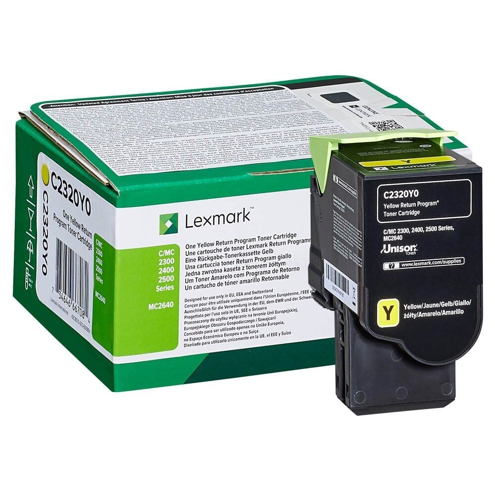 Original Lexmark Toner C2320Y0 Gelb