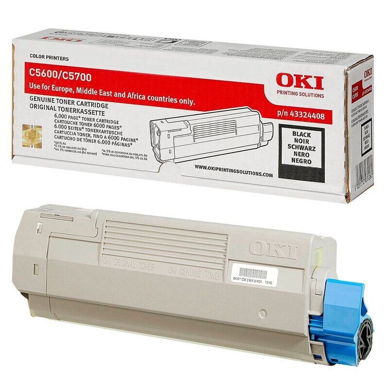 Original Oki Toner 44973536 Schwarz Original Oki Toner 44973536 Schwarz