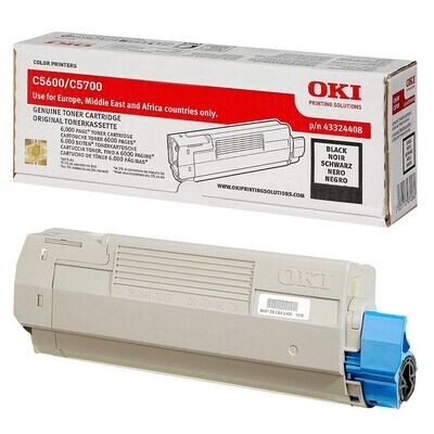 Original Oki Toner 44973536 Schwarz Original Oki Toner 44973536 Schwarz