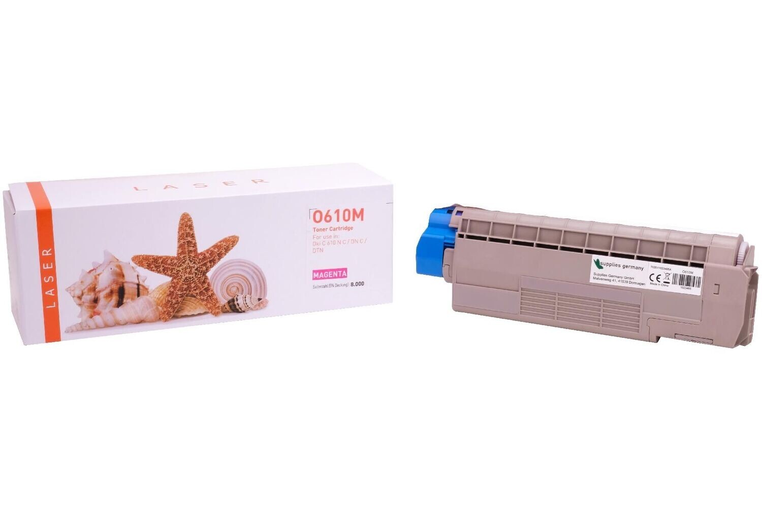 Alternativer Toner passend zu Oki 44315306 Magenta