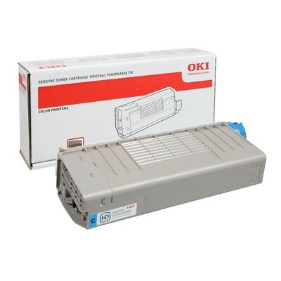 Original Oki Toner 44318607 Cyan Original Oki Toner 44318607 Cyan
