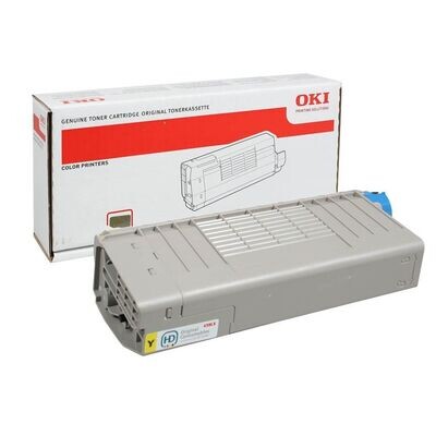 Original Oki Toner 44318605 Gelb Original Oki Toner 44318605 Gelb