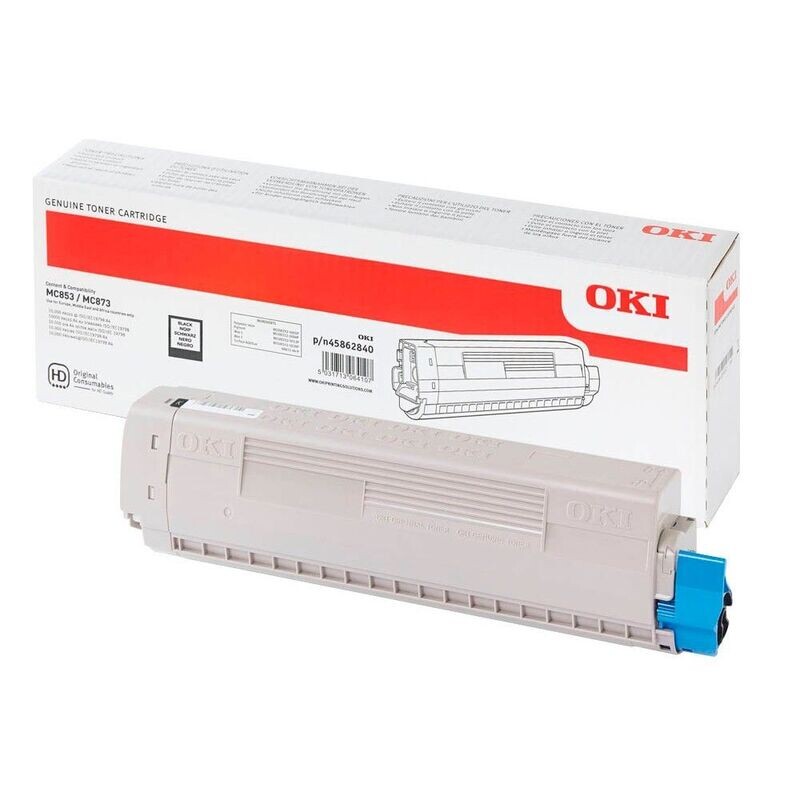 Original Oki Toner 45862840 Schwarz