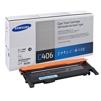 Original Samsung Toner CLT-C406S Cyan