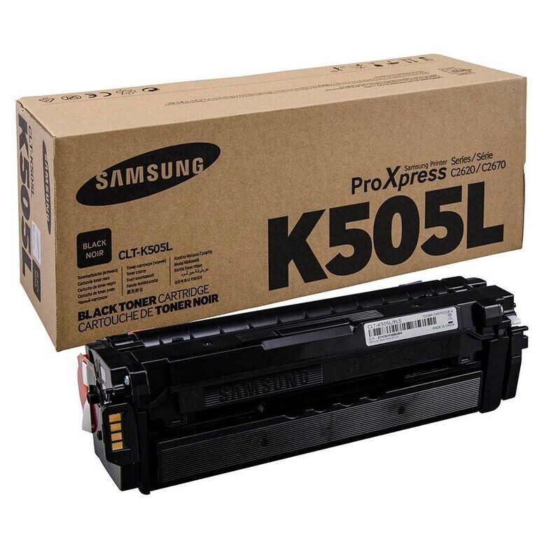 Original Samsung Toner CLT-K505L Schwarz