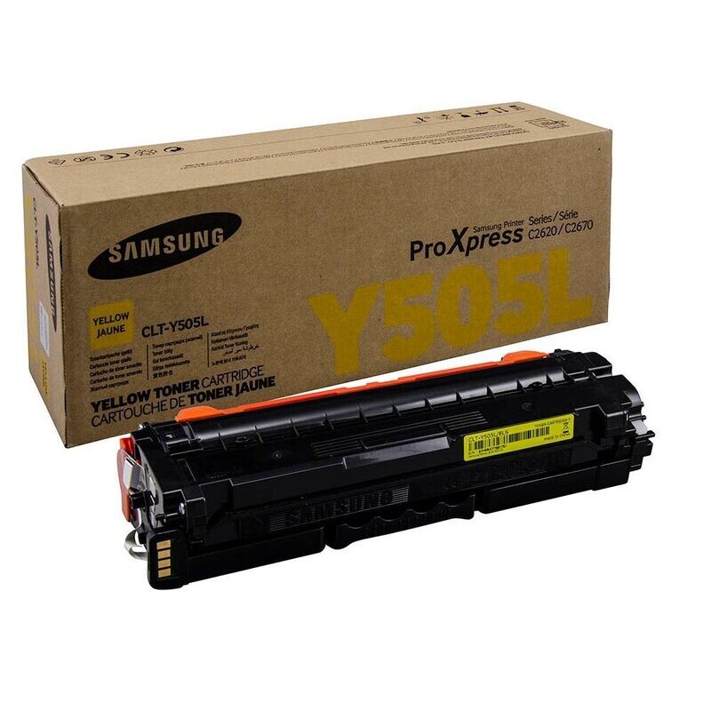 Original Samsung Toner CLT-Y505L Gelb