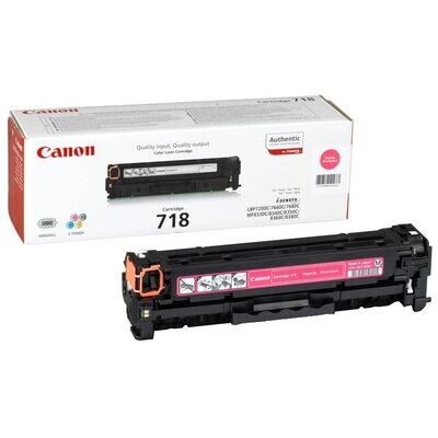 Original Canon Toner 718M Magenta Original Canon Toner 718M Magenta