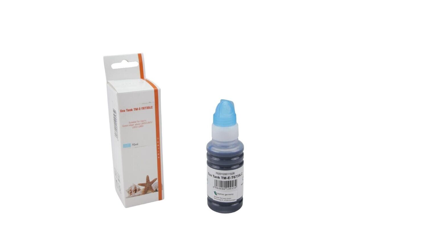 Alternative Tintenflasche passend zu Epson T6735LC Light Cyan