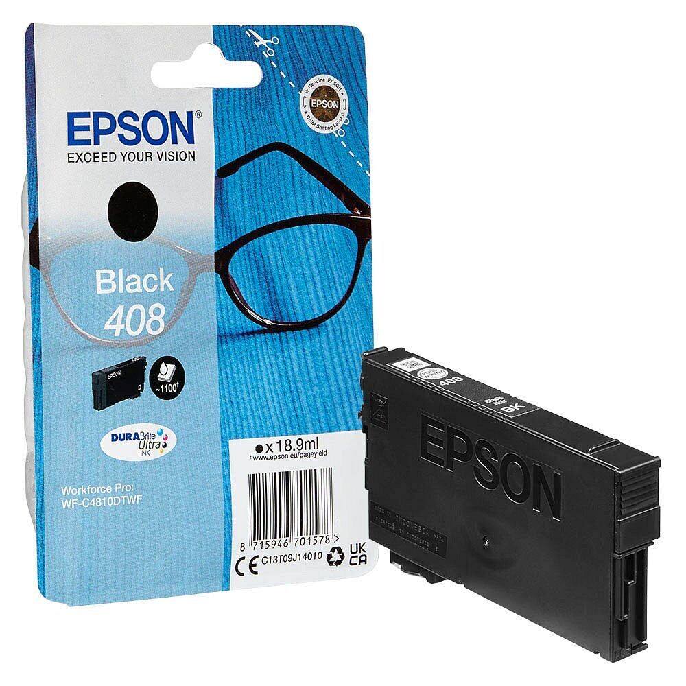 Original Epson 408 / T09J1  schwarz Druckerpatrone / C13T09J14010