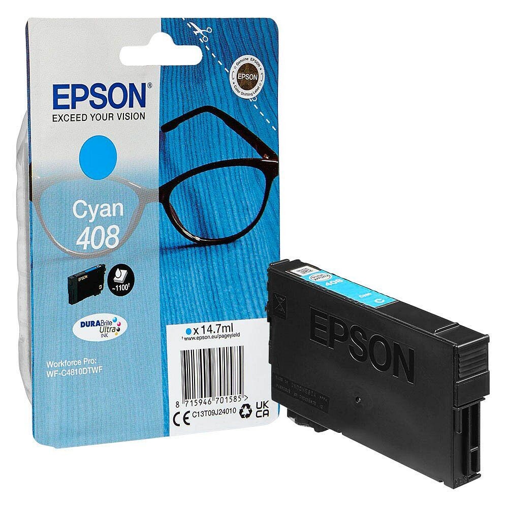 Original Epson 408 / T09J2  Cyan Druckerpatrone / 13T09J24010