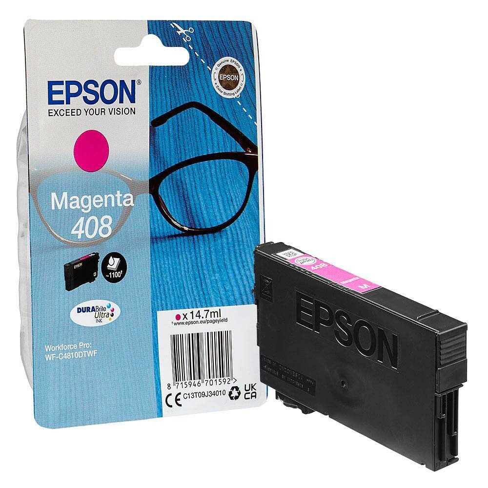 Original Epson 408 / T09J3  Magenta Druckerpatrone / 13T09J34010 Original Epson 408 / T09J3  Magenta Druckerpatrone / 13T09J34010