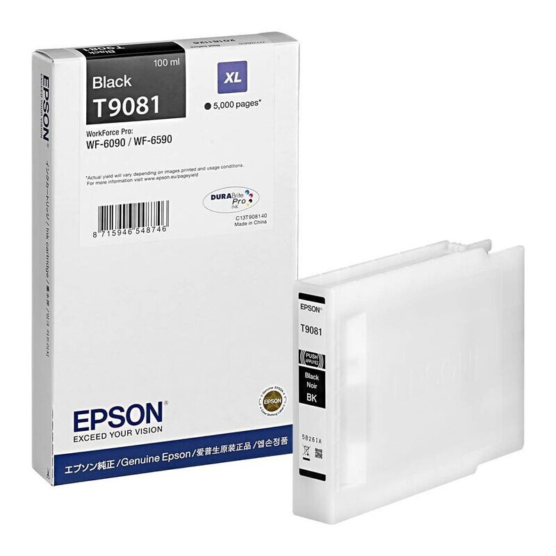 Original Epson T9081 XL schwarz Druckerpatrone