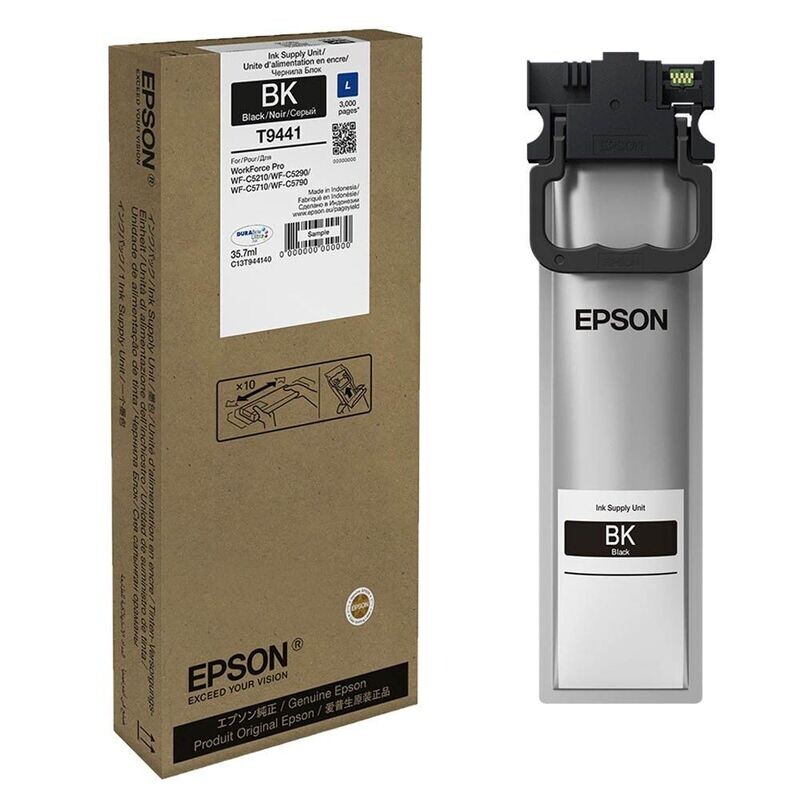 Original Epson T9441L BK schwarz Druckerpatrone / C13T944140 Original Epson T9441L BK schwarz Druckerpatrone / C13T944140