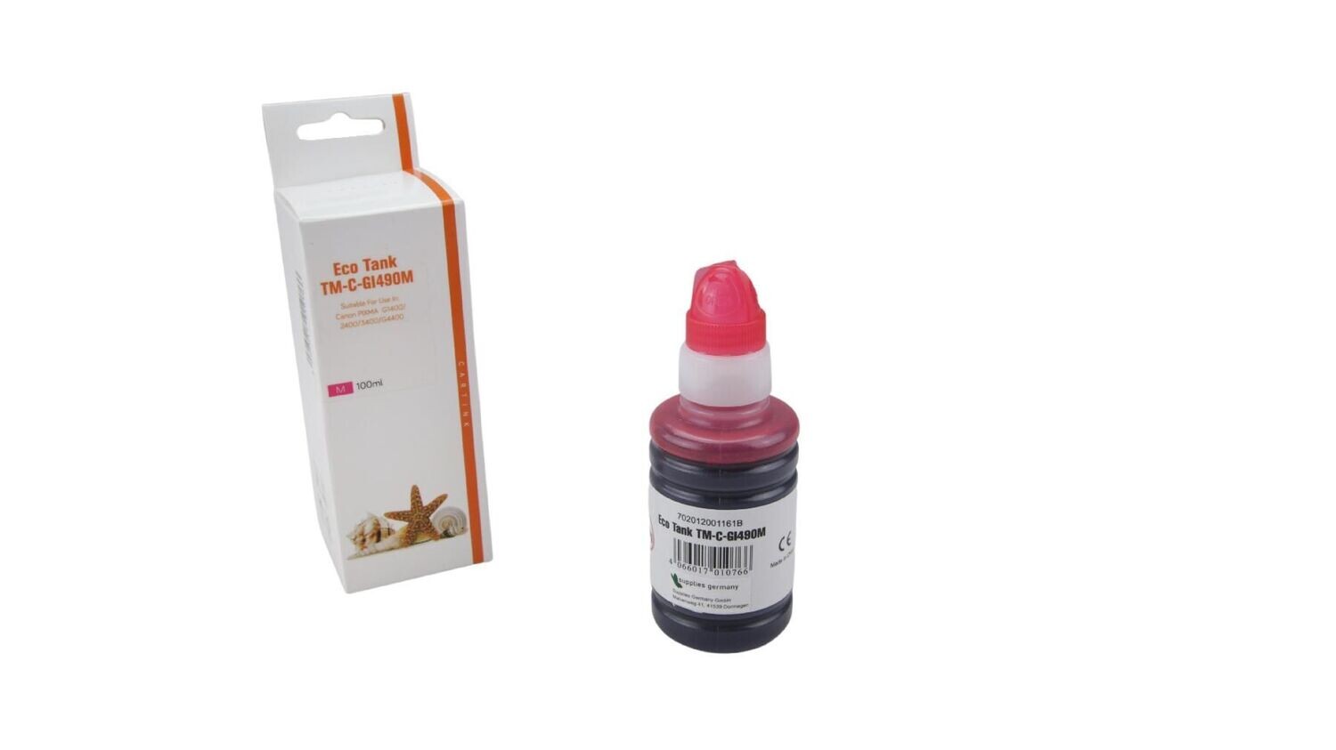 Alternative Tintenflasche passend zu Canon GI-490M Magenta