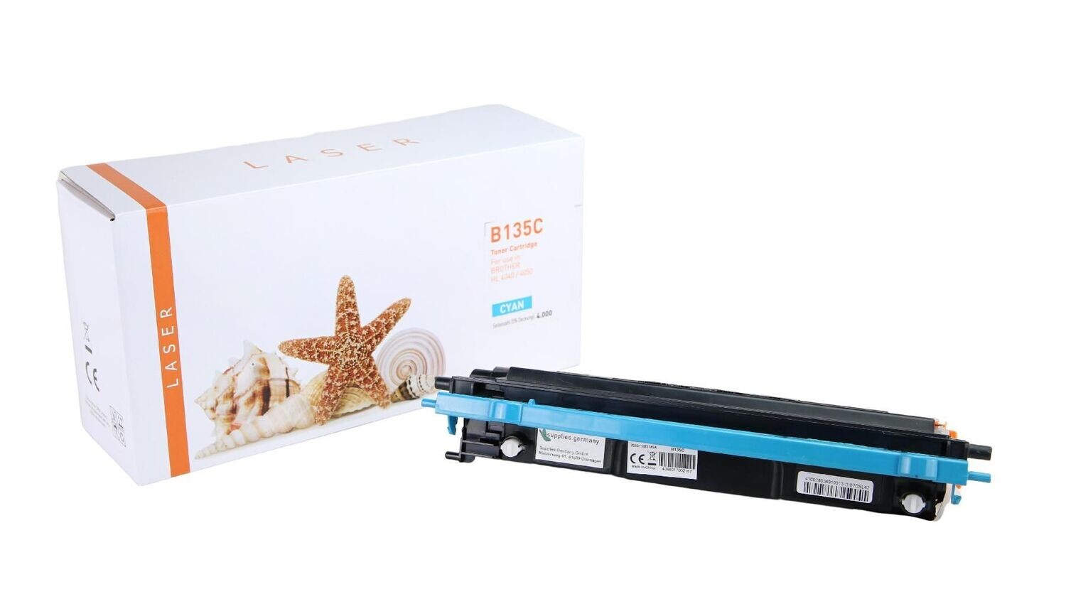 Alternativer Toner passend zu Brother TN135C / TN-135C   Cyan