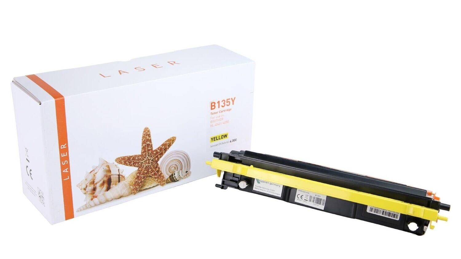 Alternativer Toner passend zu Brother TN135Y / TN-135Y  Gelb