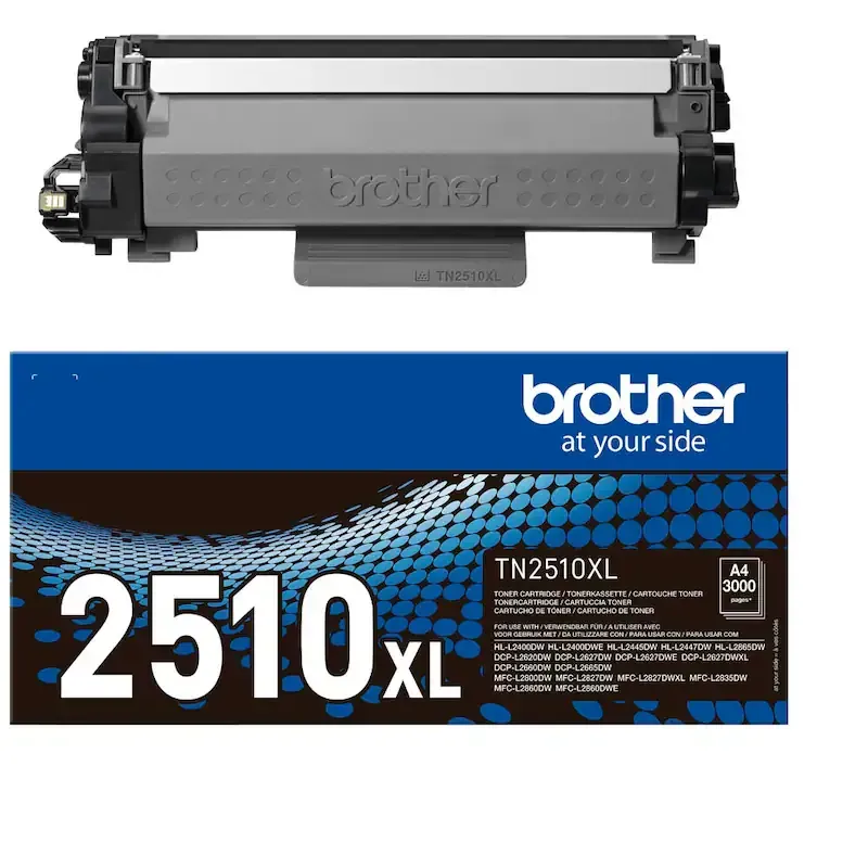 Original Toner für Brother TN2510 XL / TN-2510XL schwarz hohe Seitenleistung✅