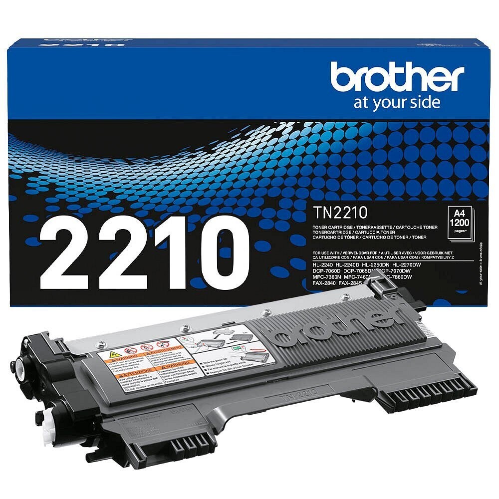 Original Brother Toner TN2210 / TN-2210 ca. 1200 Seiten schwarz ✅ Original Brother Toner TN2210 / TN-2210 ca. 1200 Seiten schwarz ✅