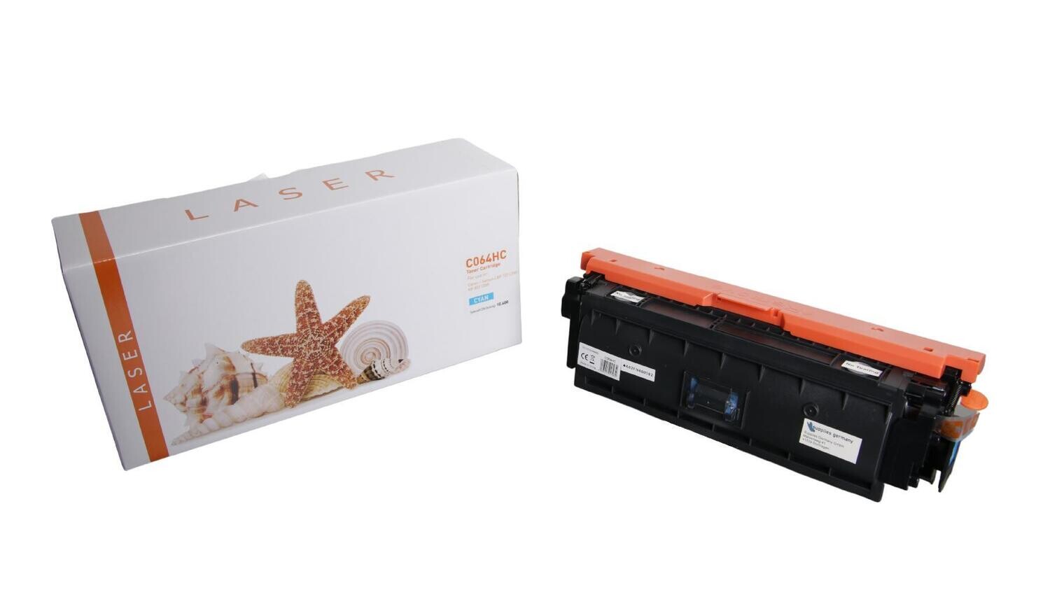 Alternativer Toner passend zu Canon 064H Cyan / 4936C001 Alternativer Toner passend zu Canon 064H Cyan / 4936C001