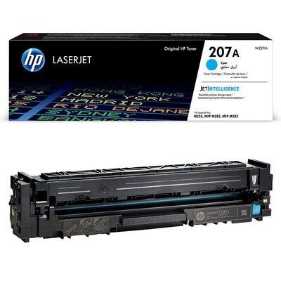 Original HP Toner 207A  Cyan / W2211A