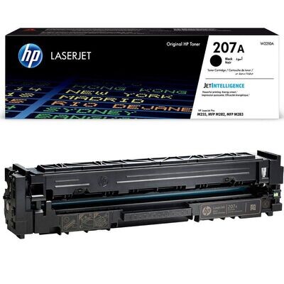 HP Toner 207A schwarz / W2210A  ca. 1350 Seiten ✅