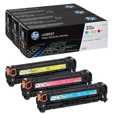 Original HP 312 A CF440AM / HP312 AToner Multipack – Cyan, Magenta & Gelb ✅ Original HP 312 A CF440AM / HP312 AToner Multipack – Cyan, Magenta & Gelb ✅