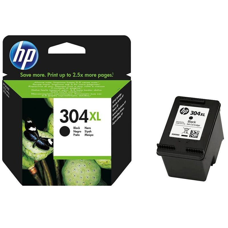 Original HP Druckerpatrone HP304 XL schwarz / N9K08AE ✅ Original HP Druckerpatrone HP304 XL schwarz / N9K08AE ✅