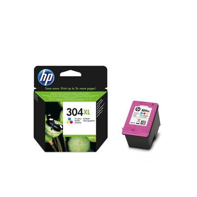 Original HP Druckerpatrone HP304XL Color / N9K07AE ✅