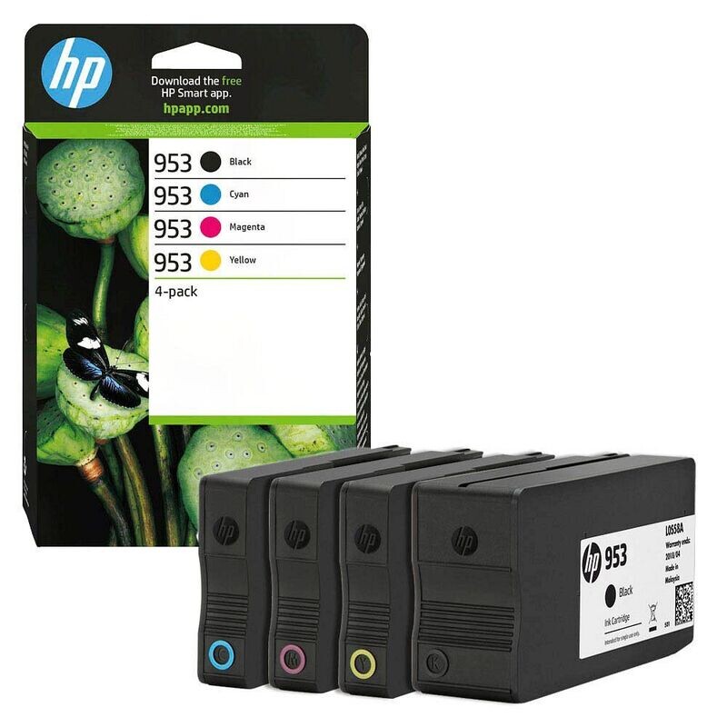 Original HP Multipack HP953 BK,C,M,Y / 6ZC69AE Original HP Multipack HP953 BK,C,M,Y / 6ZC69AE