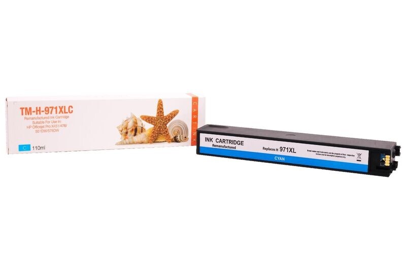 Kompatible Druckerpatrone passend zu HP971 XL / CN626AE Cyan ✅ Kompatible Druckerpatrone passend zu HP971 XL / CN626AE Cyan ✅