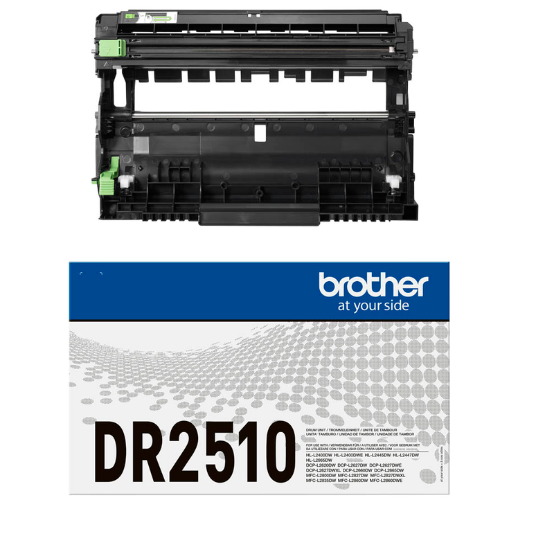 Brother DR-2510 / DR2510 Bildtrommel Schwarz Original Top Druckqualität ✅ Brother DR-2510 / DR2510 Bildtrommel Schwarz Original Top Druckqualität ✅