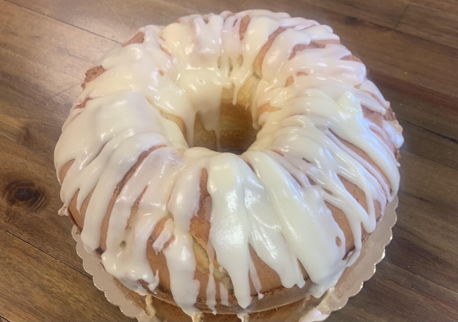 10" Strawberry Sour Cream Bundt Cake