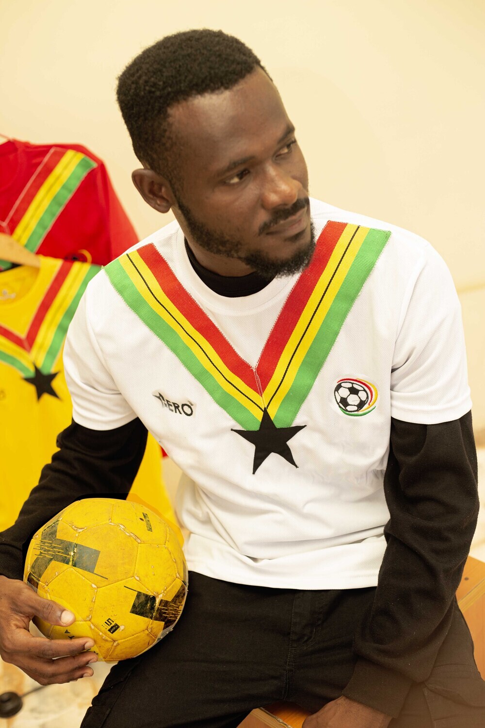 The Black Star Jersey: Essien White