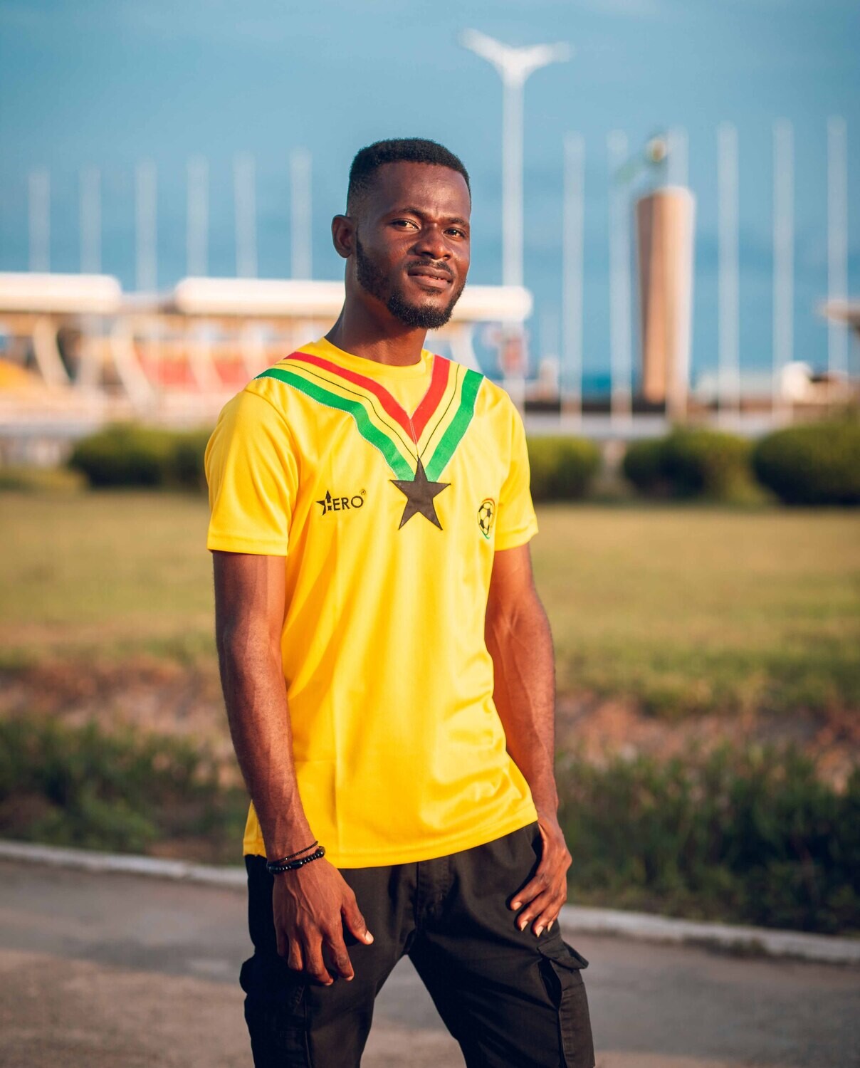 The Black Jersey: Muntari Yellow