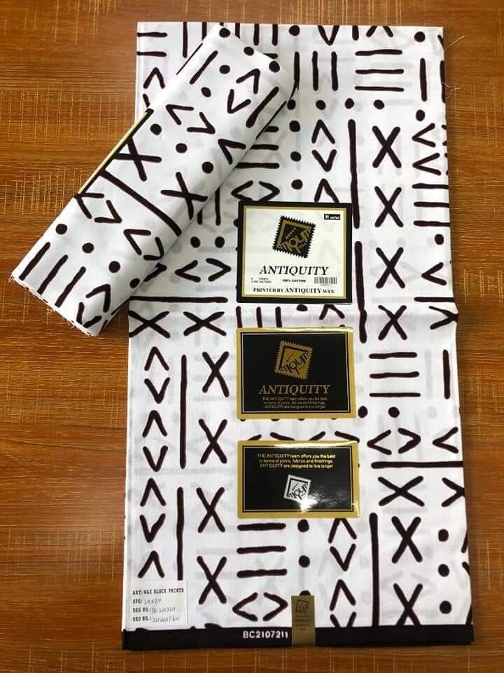 Pagne africain motif bogolan