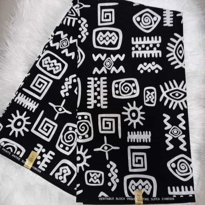 pagne africain motif bogolan
