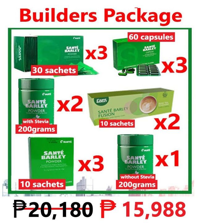 Builders Pack (Worth P20,180 Product Value) Avail P4,192.00 discount now!