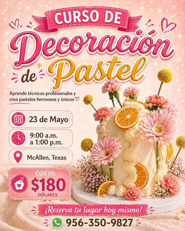 Curso de Decoración de Pastel