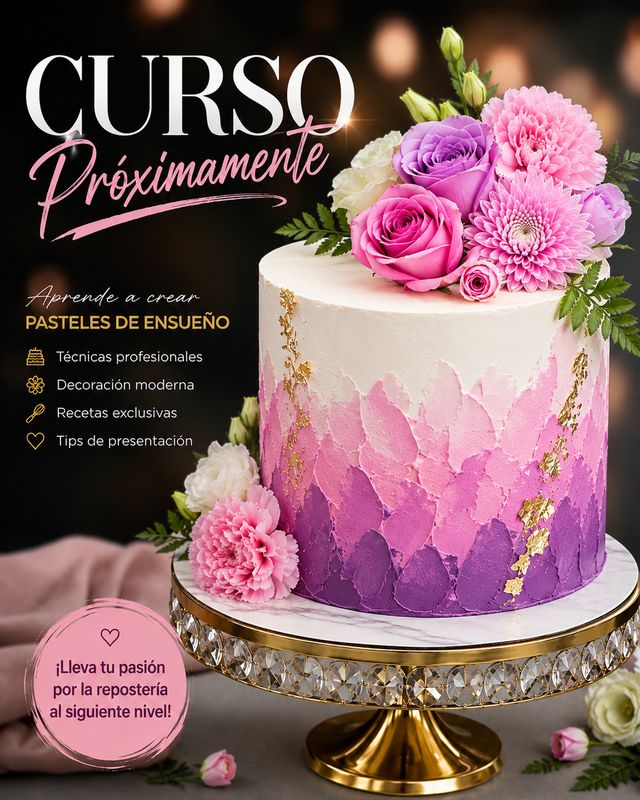 Pastel de Diseño: Aprende a Crear un Cake Elegante Desde Cero