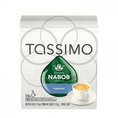 COFFEE-TASSIMO NABOB ESPRESSO 14/BOX