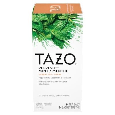 TEA BAGS-TAZO REFRESH MINT