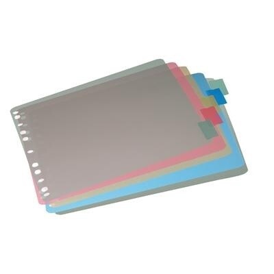 INDEX DIVIDERS-11X17 INSERTABLE 5 TABS POLY ASSORTED